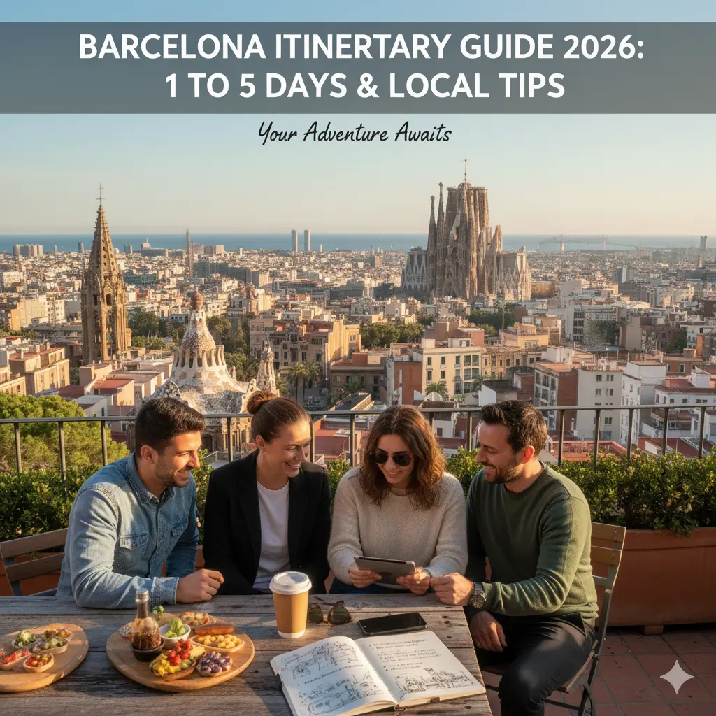 Barcelona Itinerary 2026: 1 to 5 Days