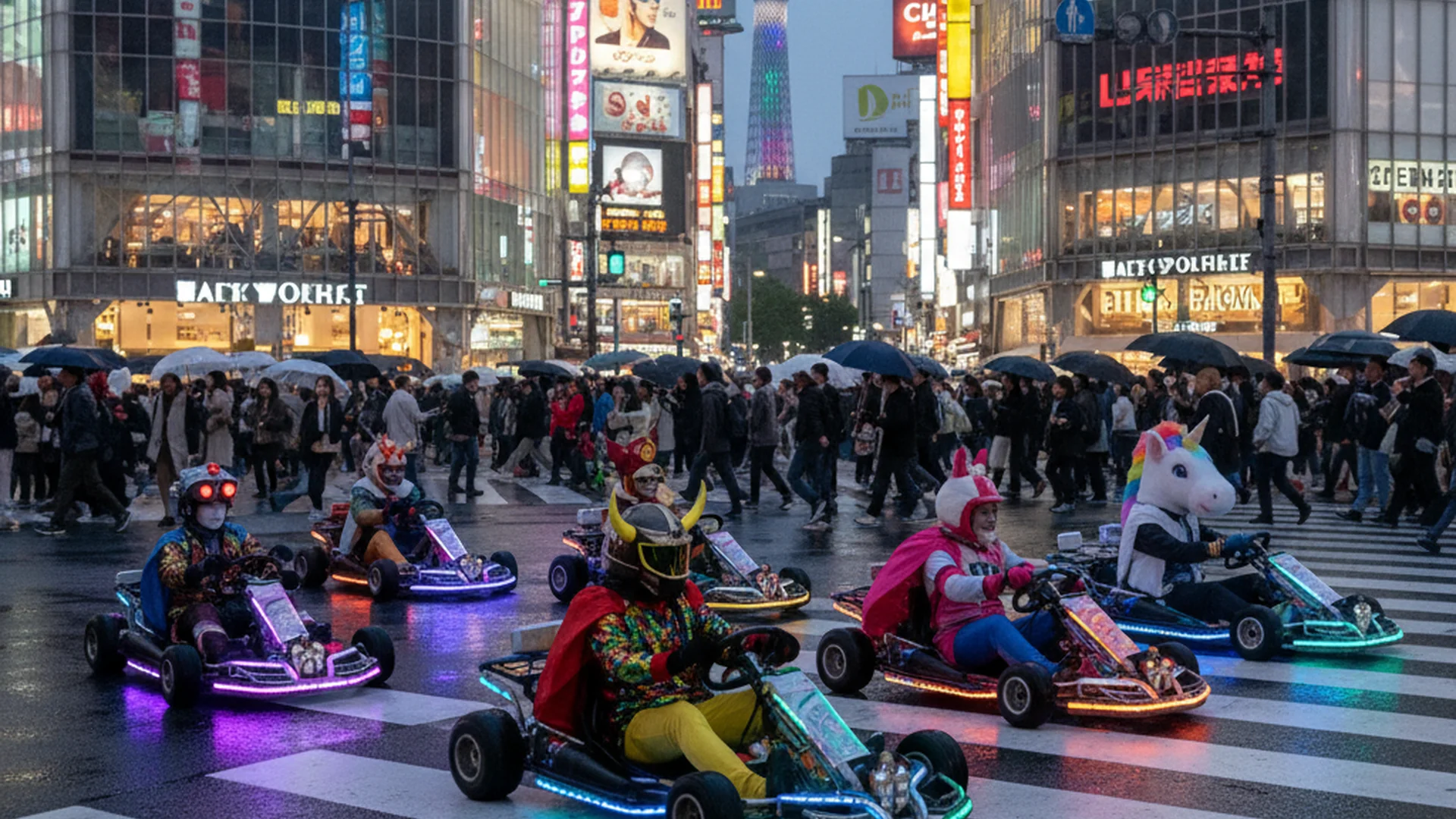 Street Kart Tokyo: Cuatro Ubicaciones y la Ruta del Rainbow Bridge